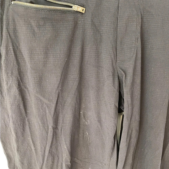 Athleta Womens Pants Mod Trekkie Crop Ripstop Pull On Travel Casual Black - Picture 4 of 4